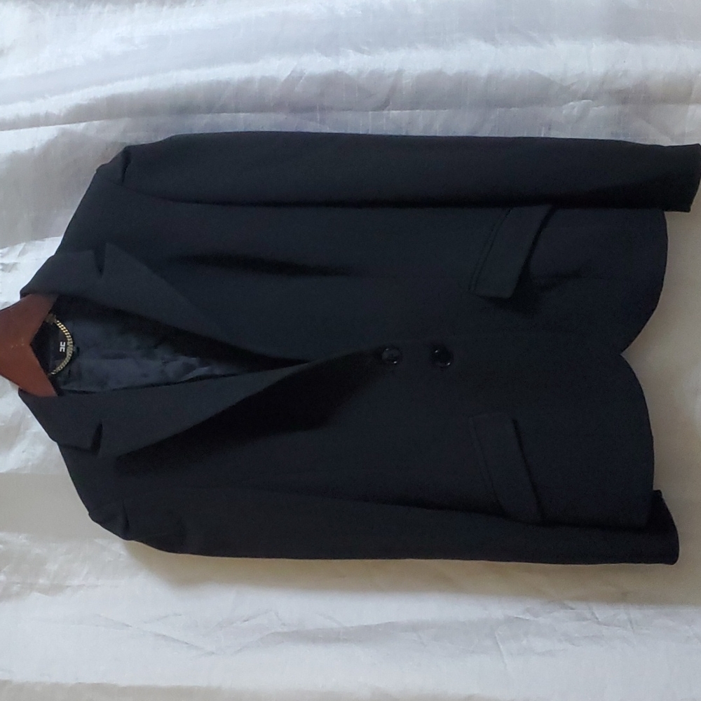 ELIZABETTA FRANCHI BLACK BLAZER SIZE 46